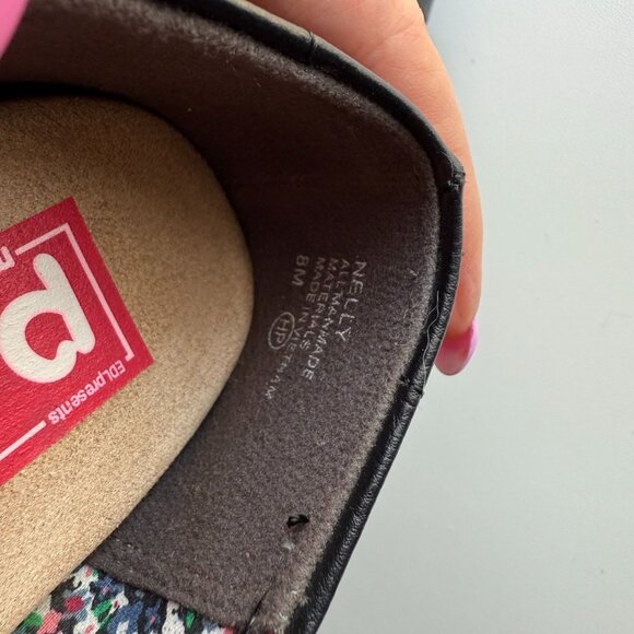 Pop Size 8 M Womens Nelly Ballet Flats Black - Picture 7 of 7